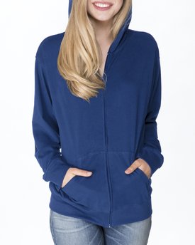 Next Level Apparel Adult Sueded Full-Zip Hoody
