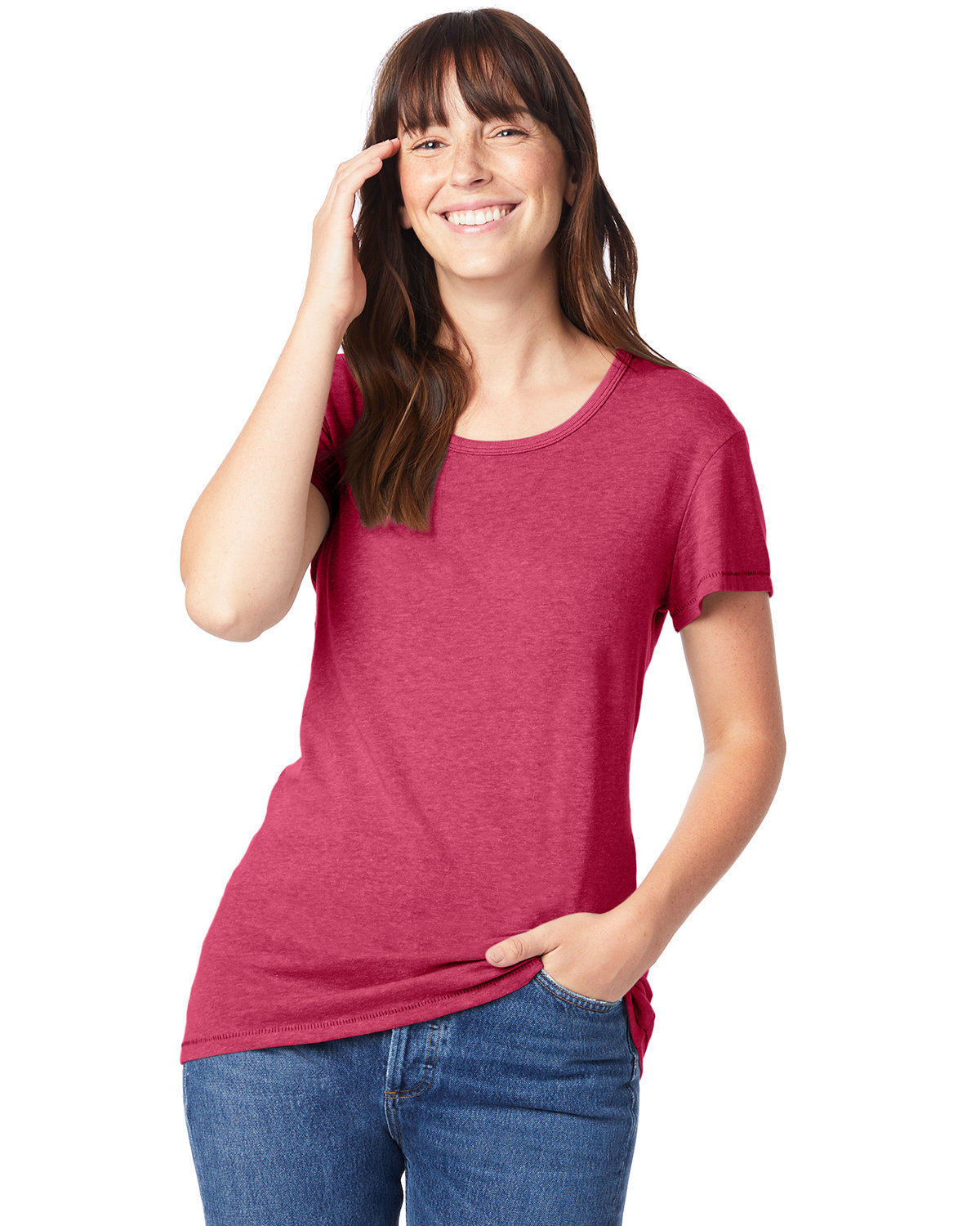 Alternative Ladies' Keepsake Vintage Jersey T-Shirt VINTAGE PINK 