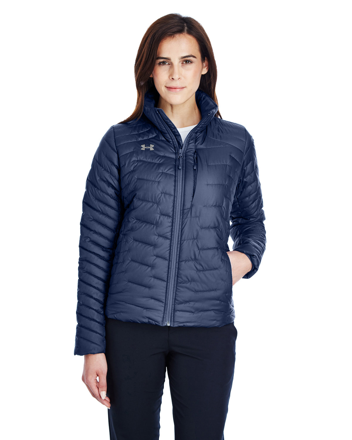 Under Armour SuperSale Ladies' Corporate Reactor Jacket MD NAVY/ STL _410 