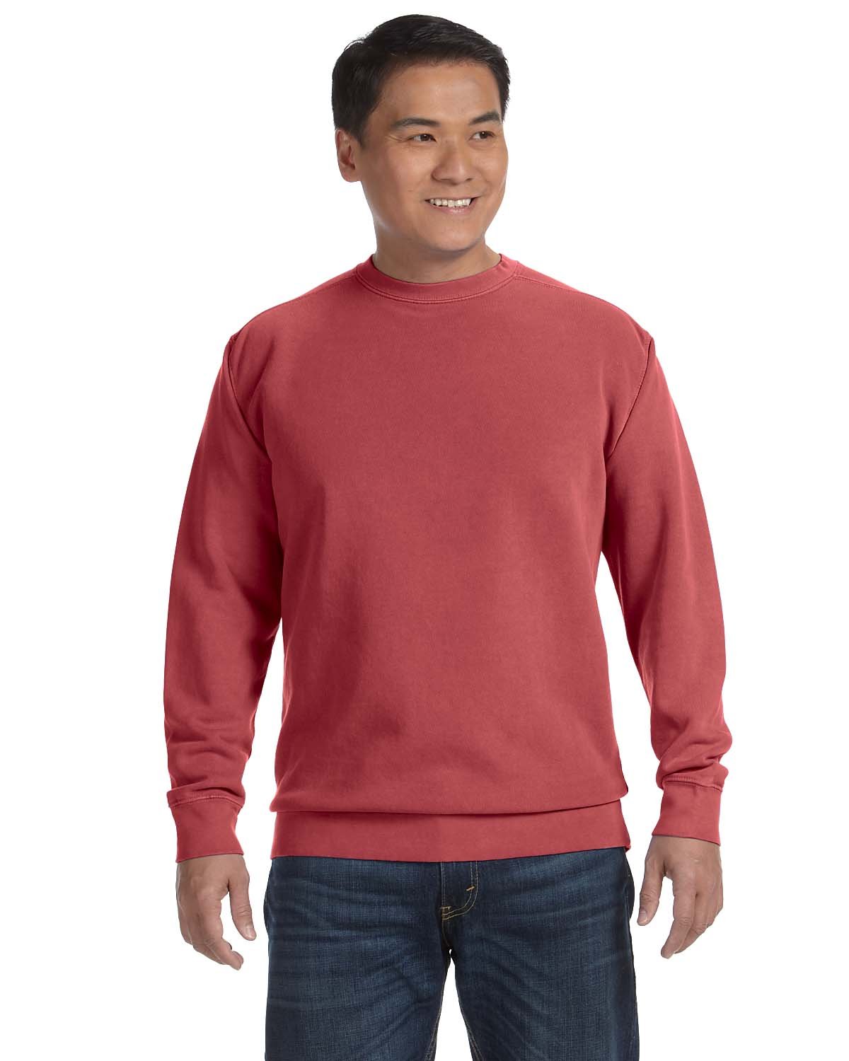 Comfort Colors Adult Crewneck Sweatshirt CRIMSON 