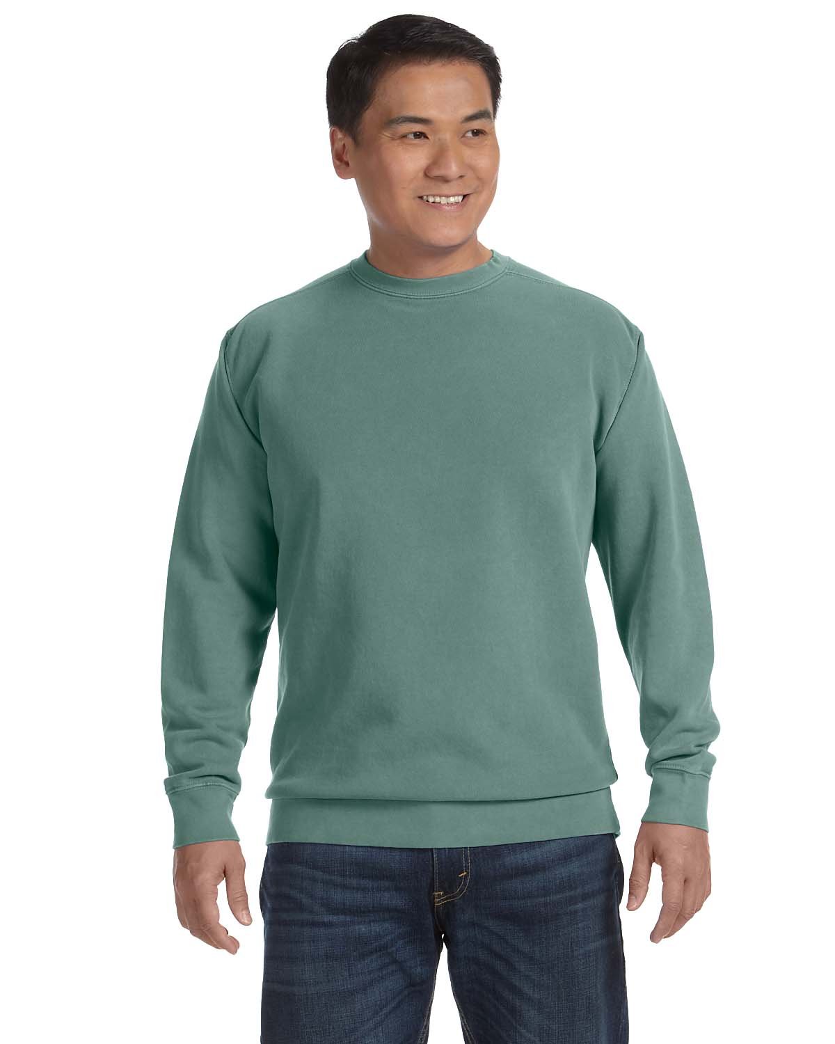 Comfort Colors Adult Crewneck Sweatshirt LIGHT GREEN 