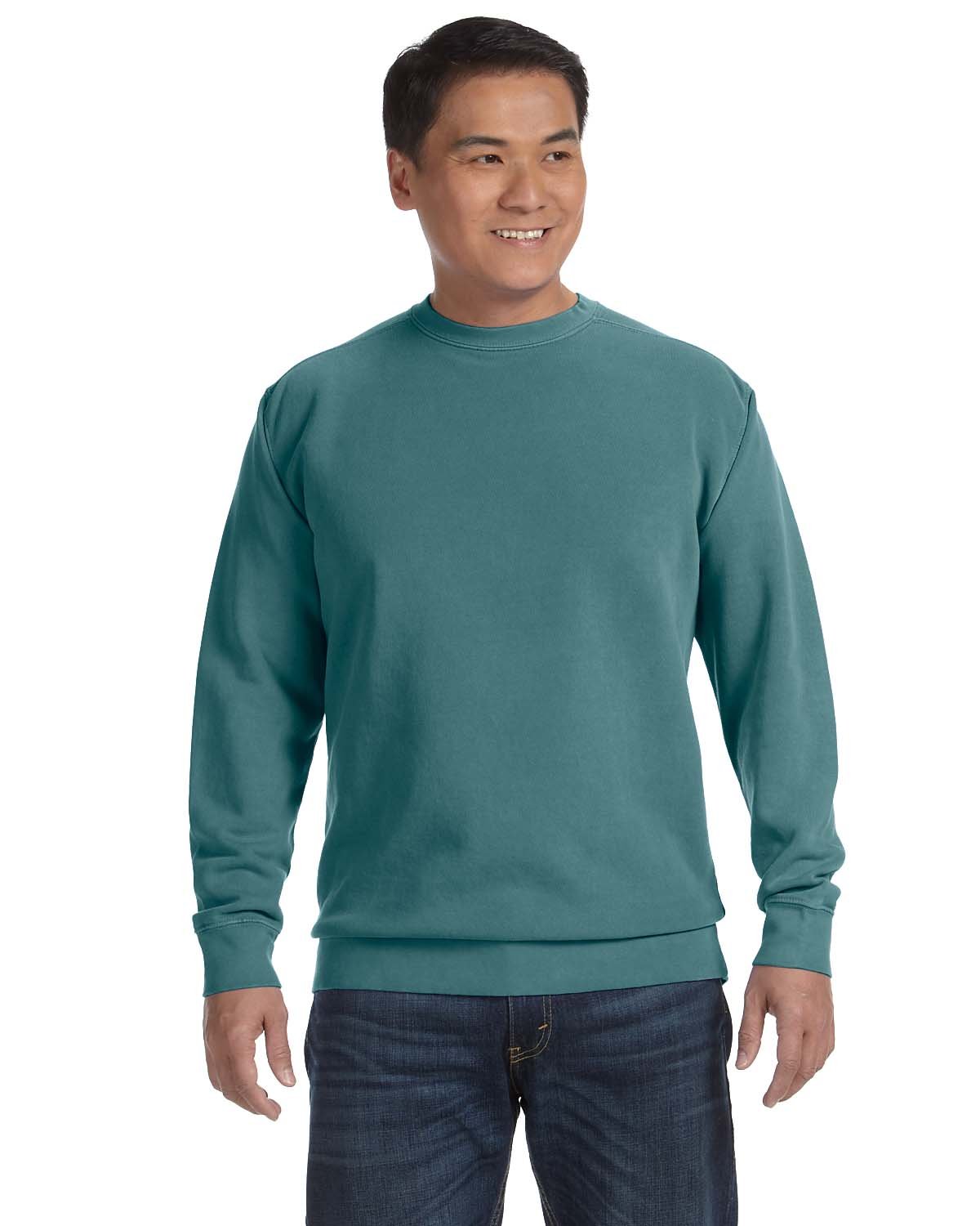 Comfort Colors Adult Crewneck Sweatshirt BLUE SPRUCE 