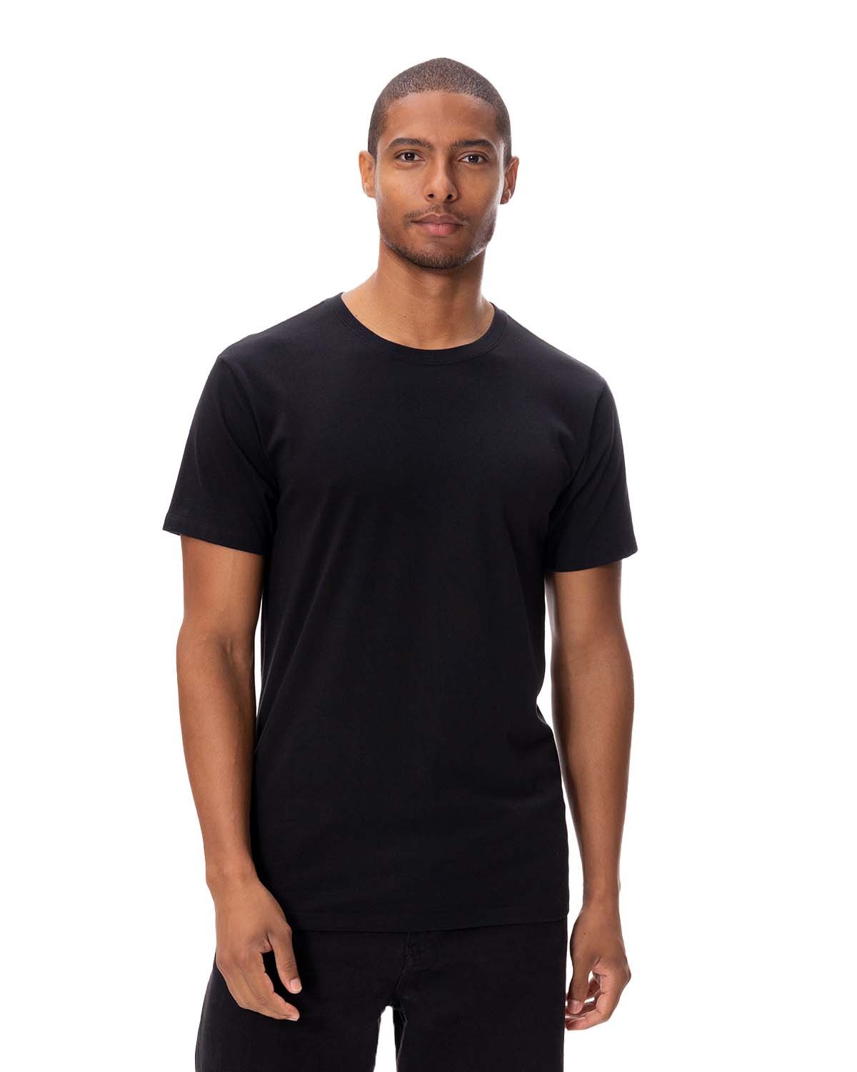 Threadfast Unisex Ultimate Cotton T-Shirt BLACK 