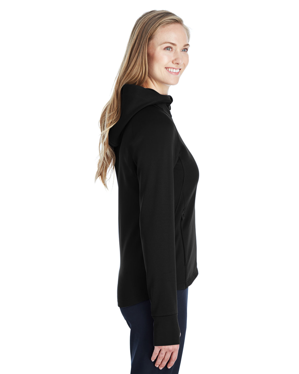 Spyder Ladies' Hayer Full-Zip Hooded Fleece Jacket | alphabroder Canada