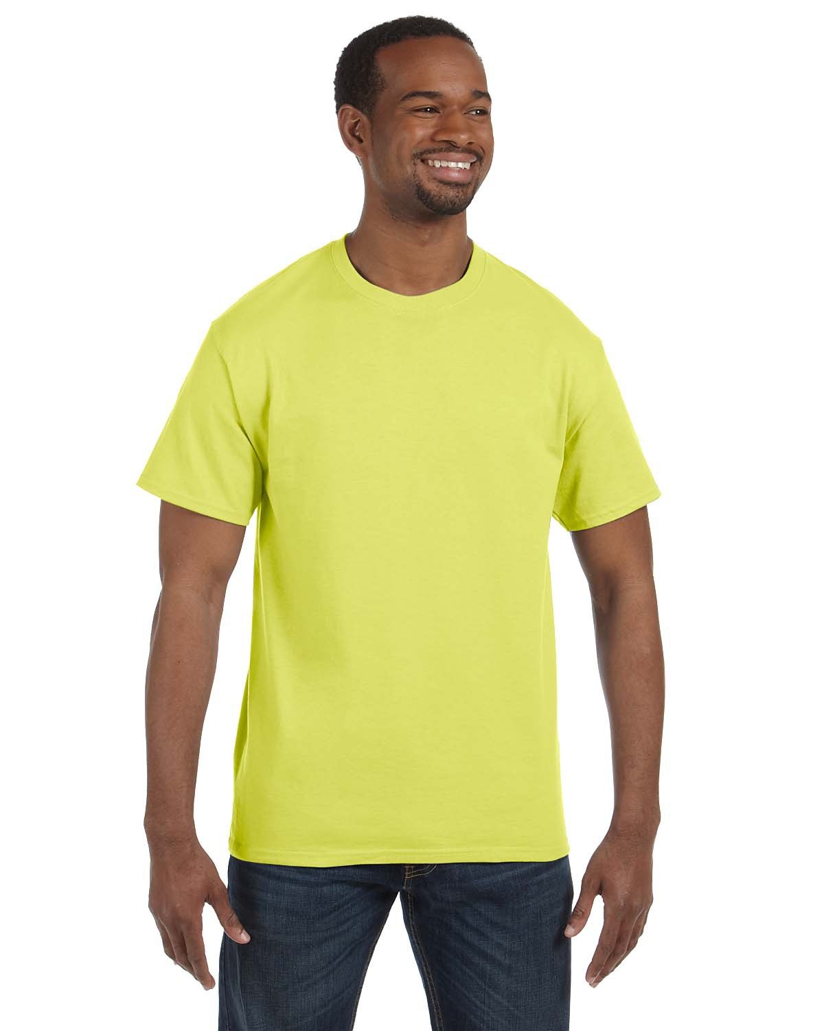 Jerzees Adult DRI-POWER® ACTIVE T-Shirt SAFETY GREEN 