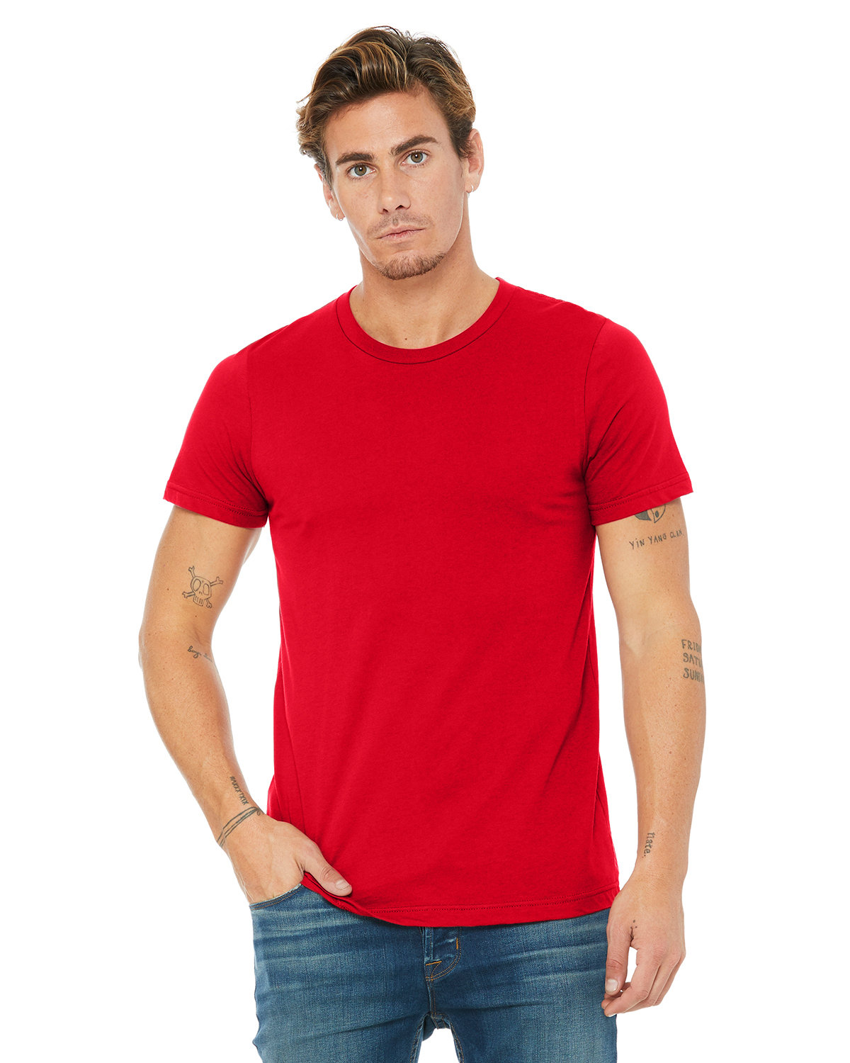 Bella + Canvas Unisex Jersey T-Shirt RED 