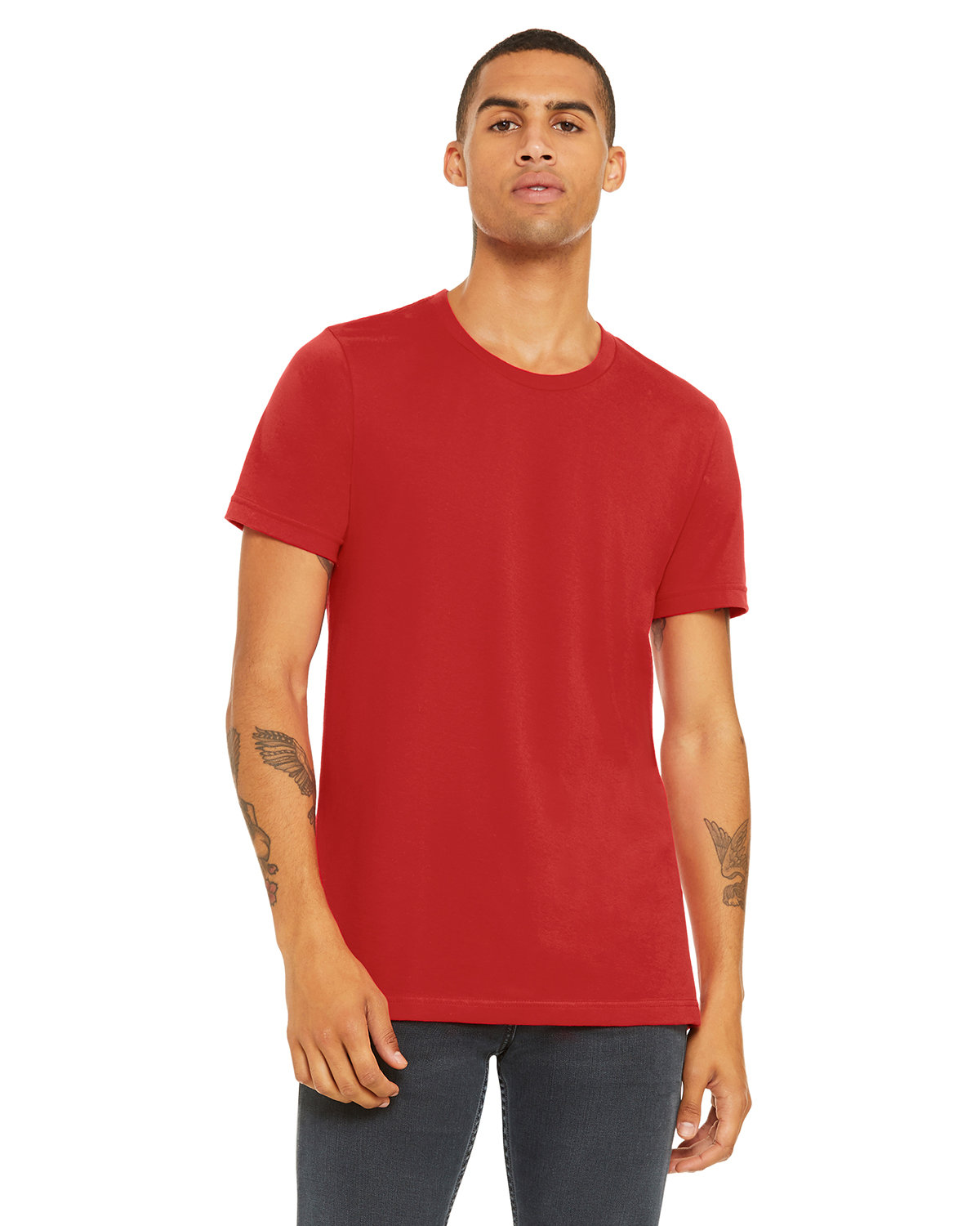 Bella + Canvas Unisex Jersey T-Shirt CANVAS RED 