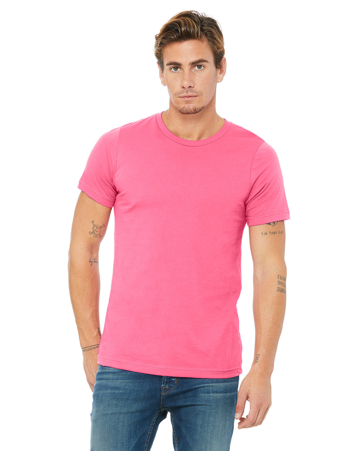 Bella + Canvas Unisex Jersey T-Shirt CHARITY PINK 