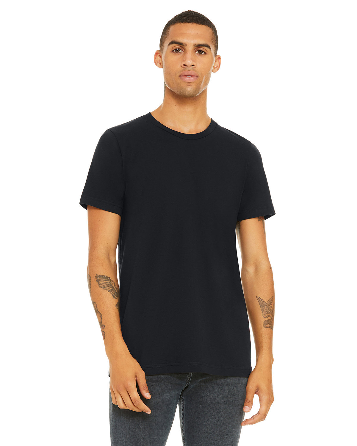 Bella + Canvas Unisex Jersey T-Shirt VINTAGE BLACK 