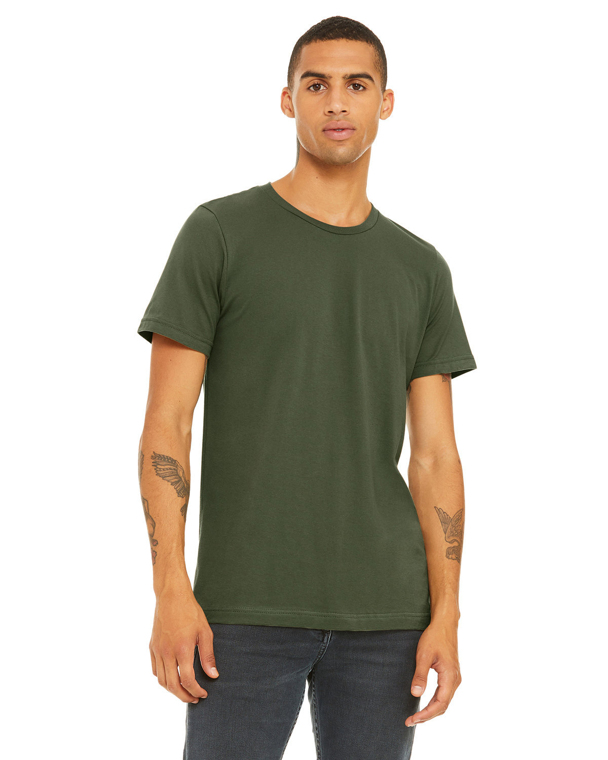 Bella + Canvas Unisex Jersey T-Shirt MILITARY GREEN 