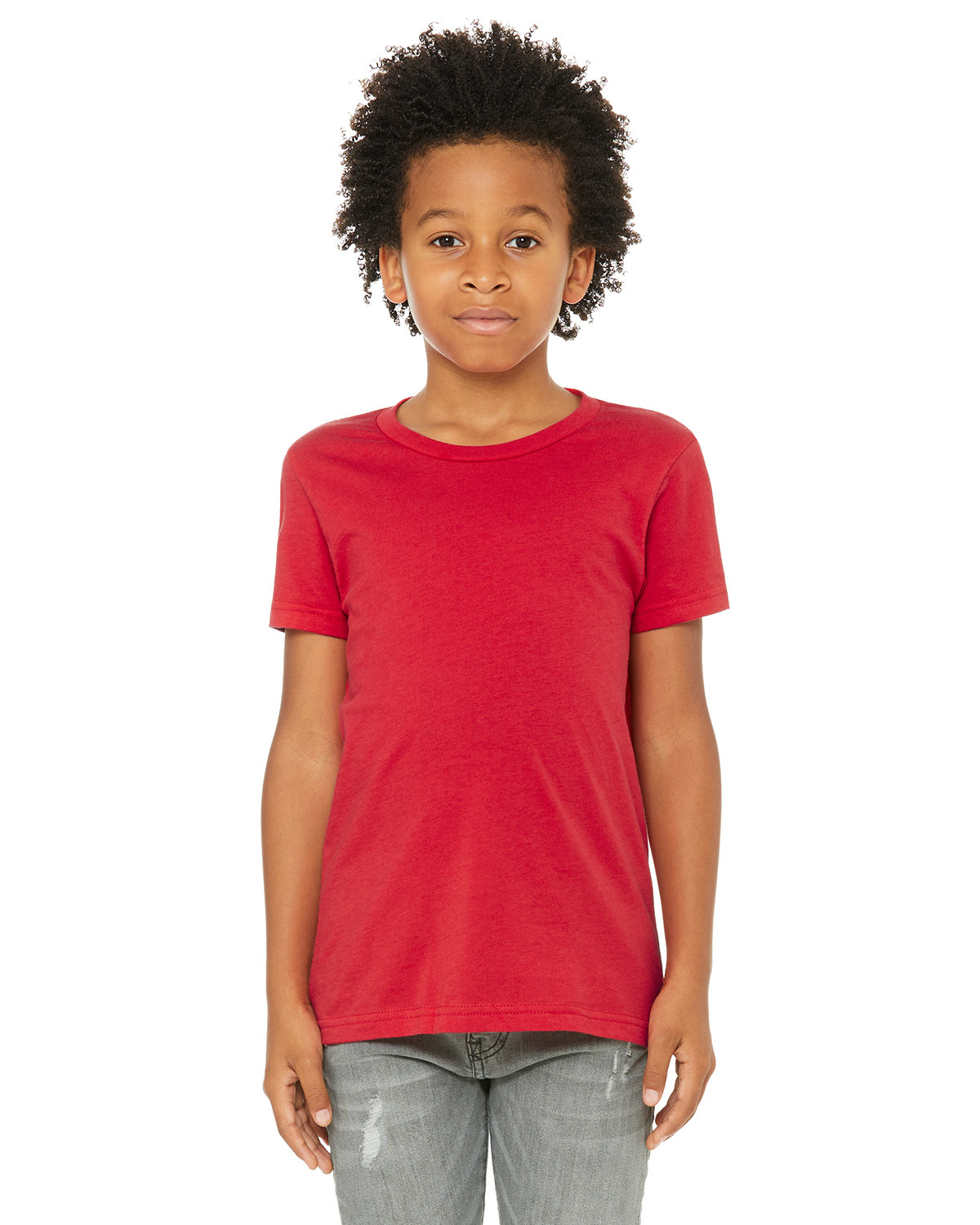 Bella + Canvas Youth Jersey T-Shirt RED 