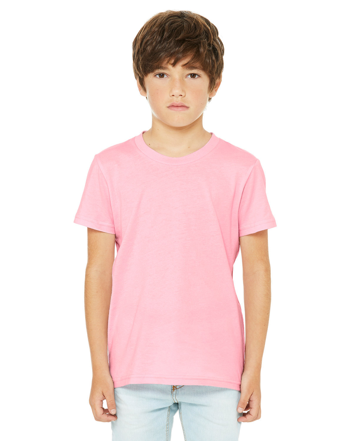 Bella + Canvas Youth Jersey T-Shirt PINK 