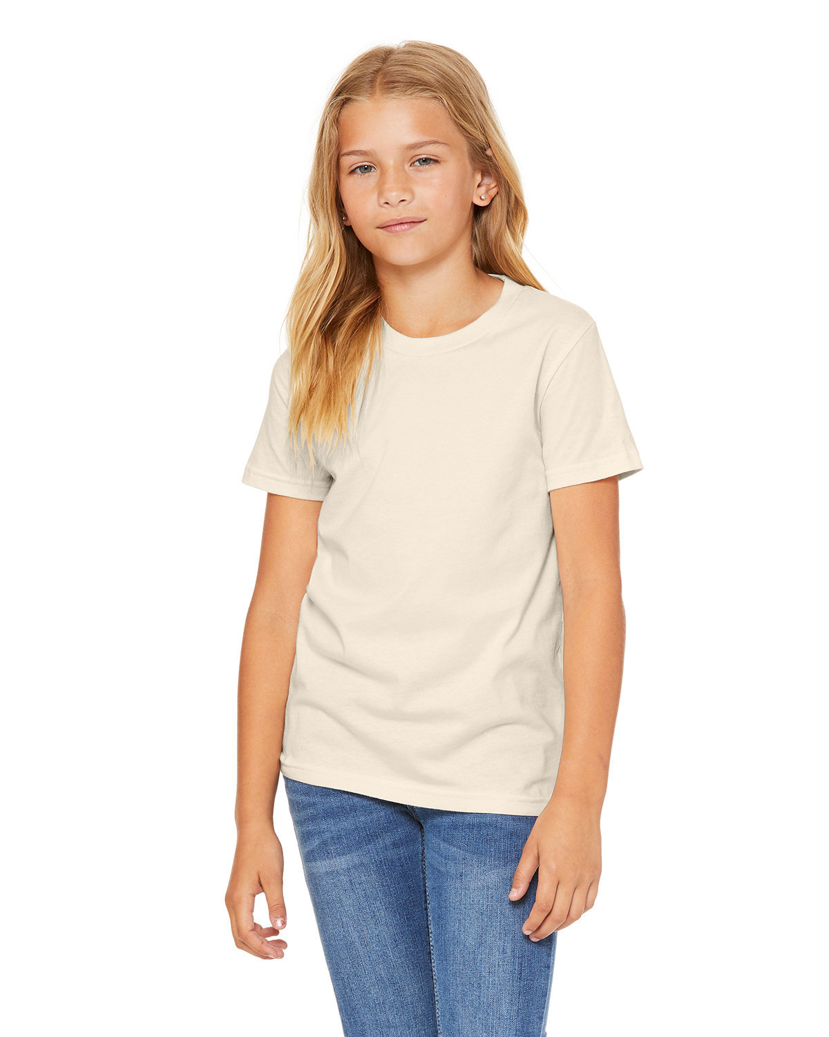 Bella + Canvas Youth Jersey T-Shirt NATURAL 