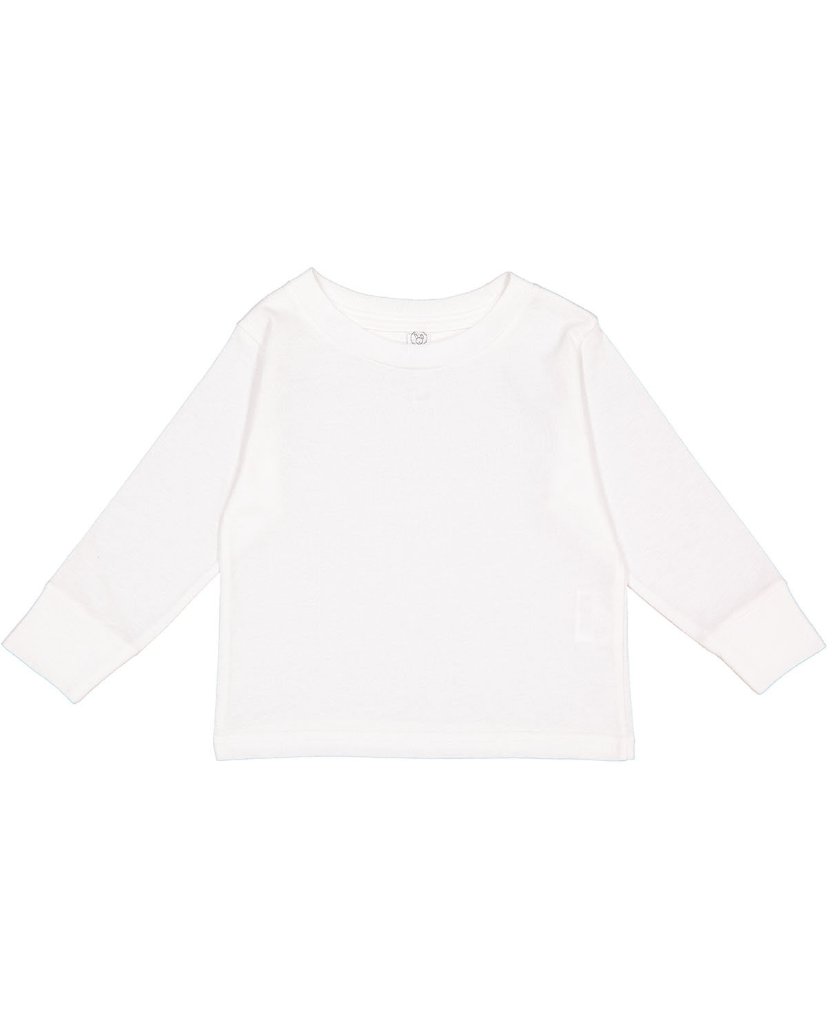 Rabbit Skins Toddler Long-Sleeve T-Shirt WHITE 