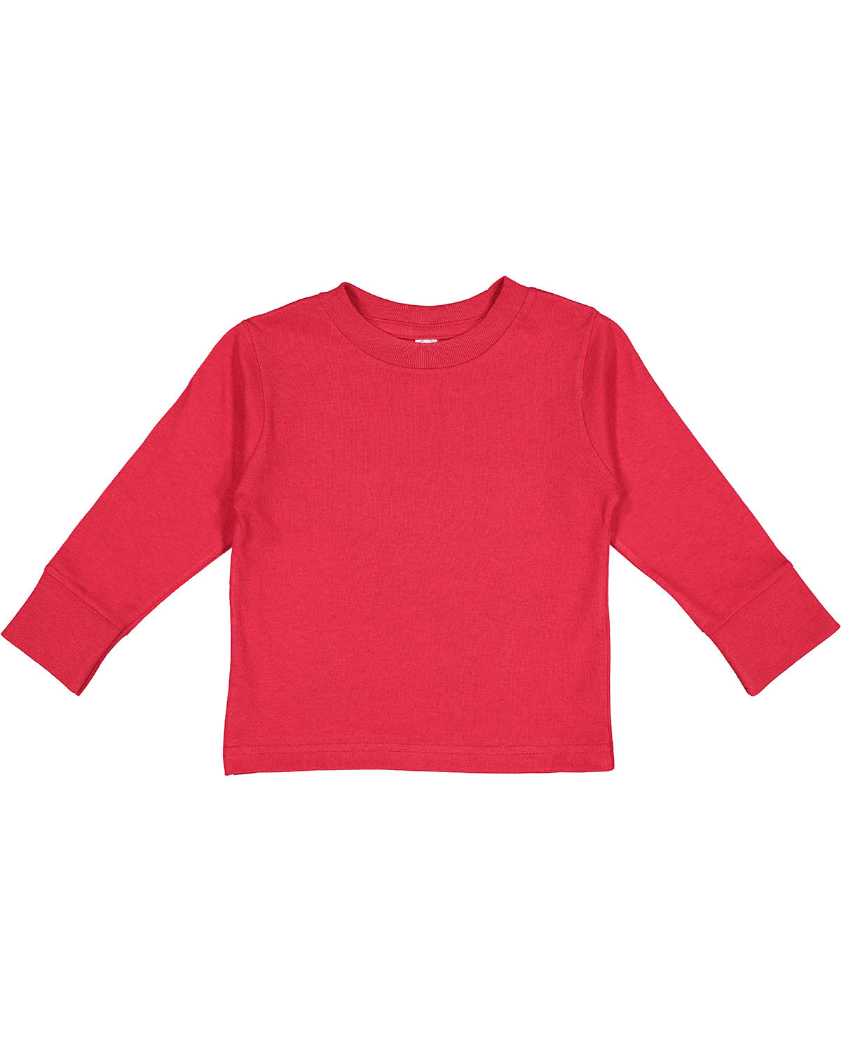 Rabbit Skins Toddler Long-Sleeve T-Shirt RED 