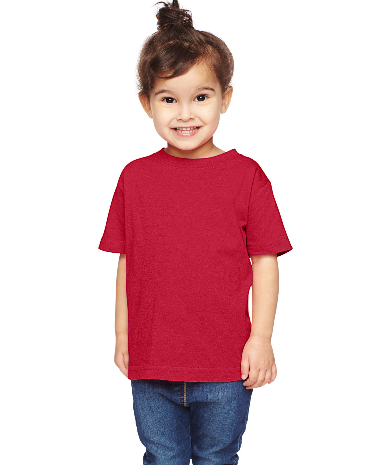 Rabbit Skins Toddler Fine Jersey T-Shirt VINTAGE RED 