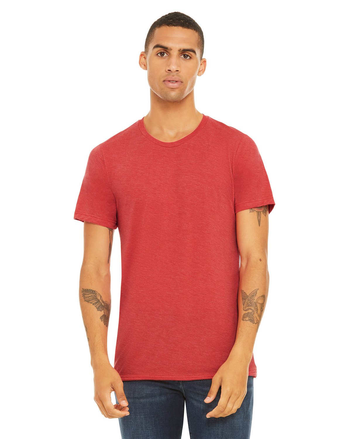 Bella + Canvas Unisex Triblend T-Shirt RED TRIBLEND 