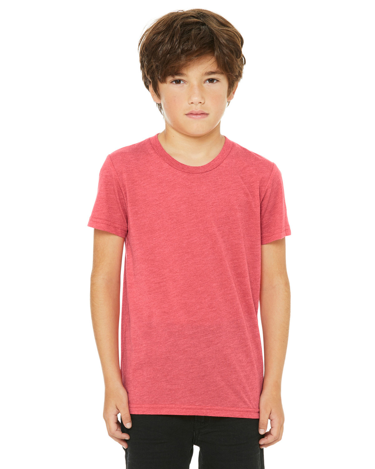 Bella + Canvas Youth Triblend Short-Sleeve T-Shirt RED TRIBLEND 