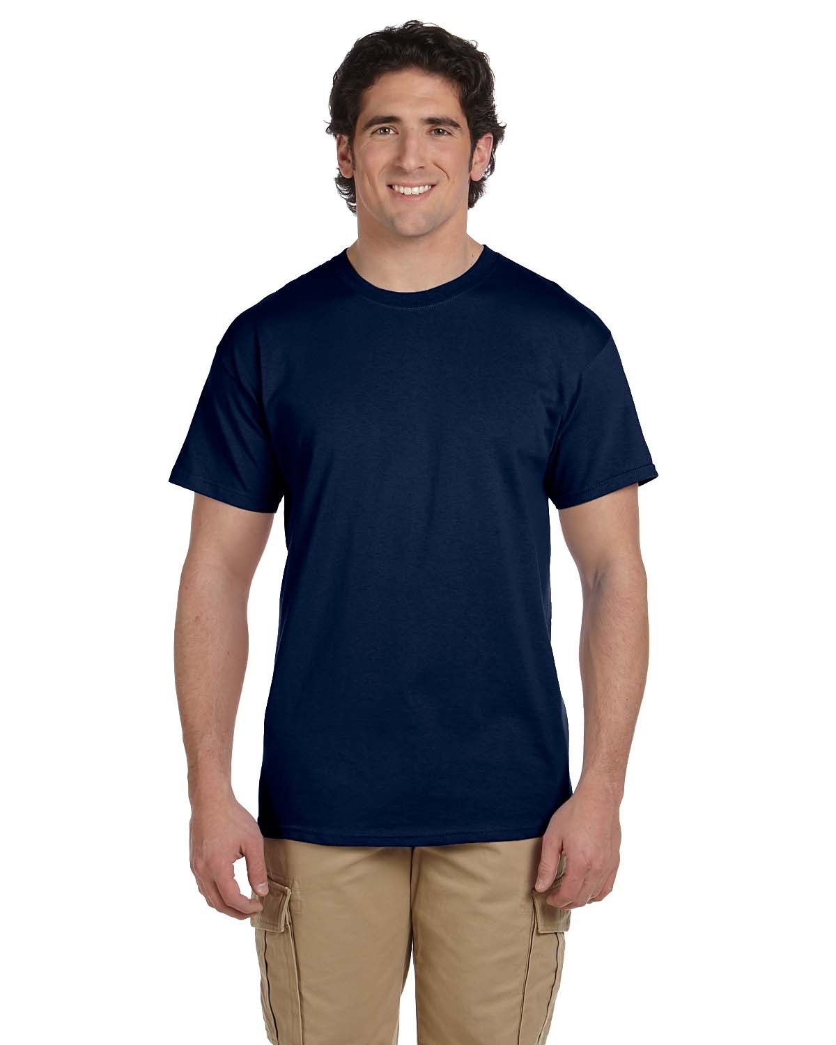 Fruit of the Loom Adult HD Cotton™ T-Shirt J NAVY 