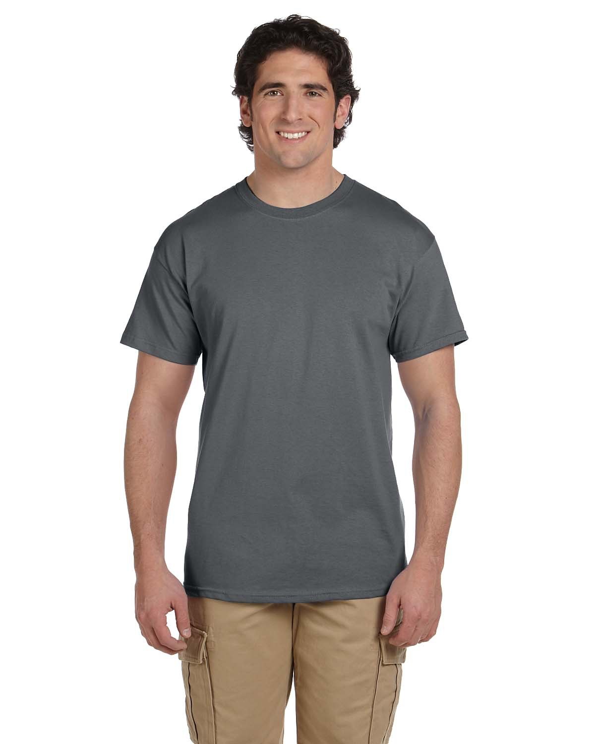 Fruit of the Loom Adult HD Cotton™ T-Shirt CHARCOAL GREY 