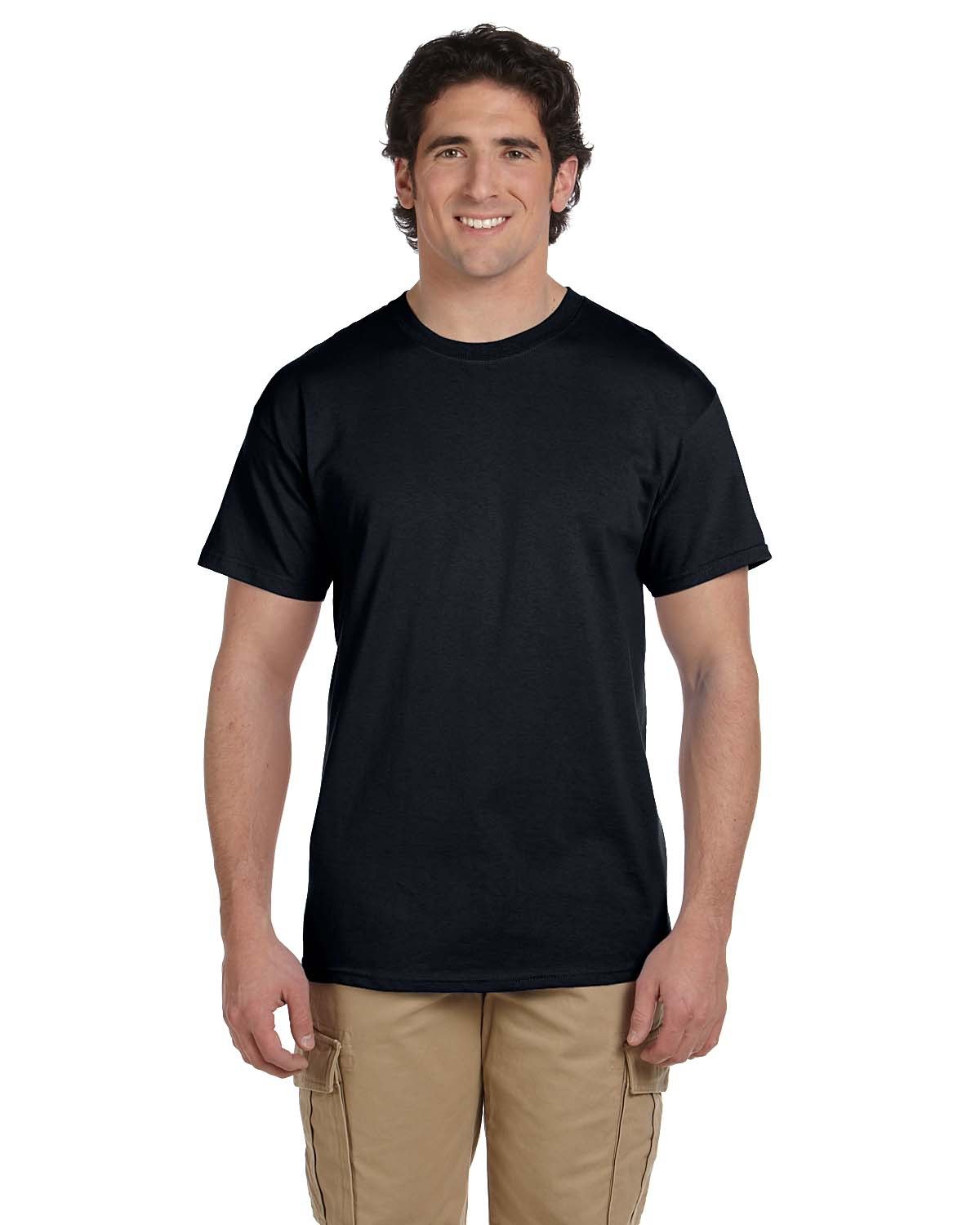 Fruit of the Loom Adult HD Cotton™ T-Shirt BLACK 