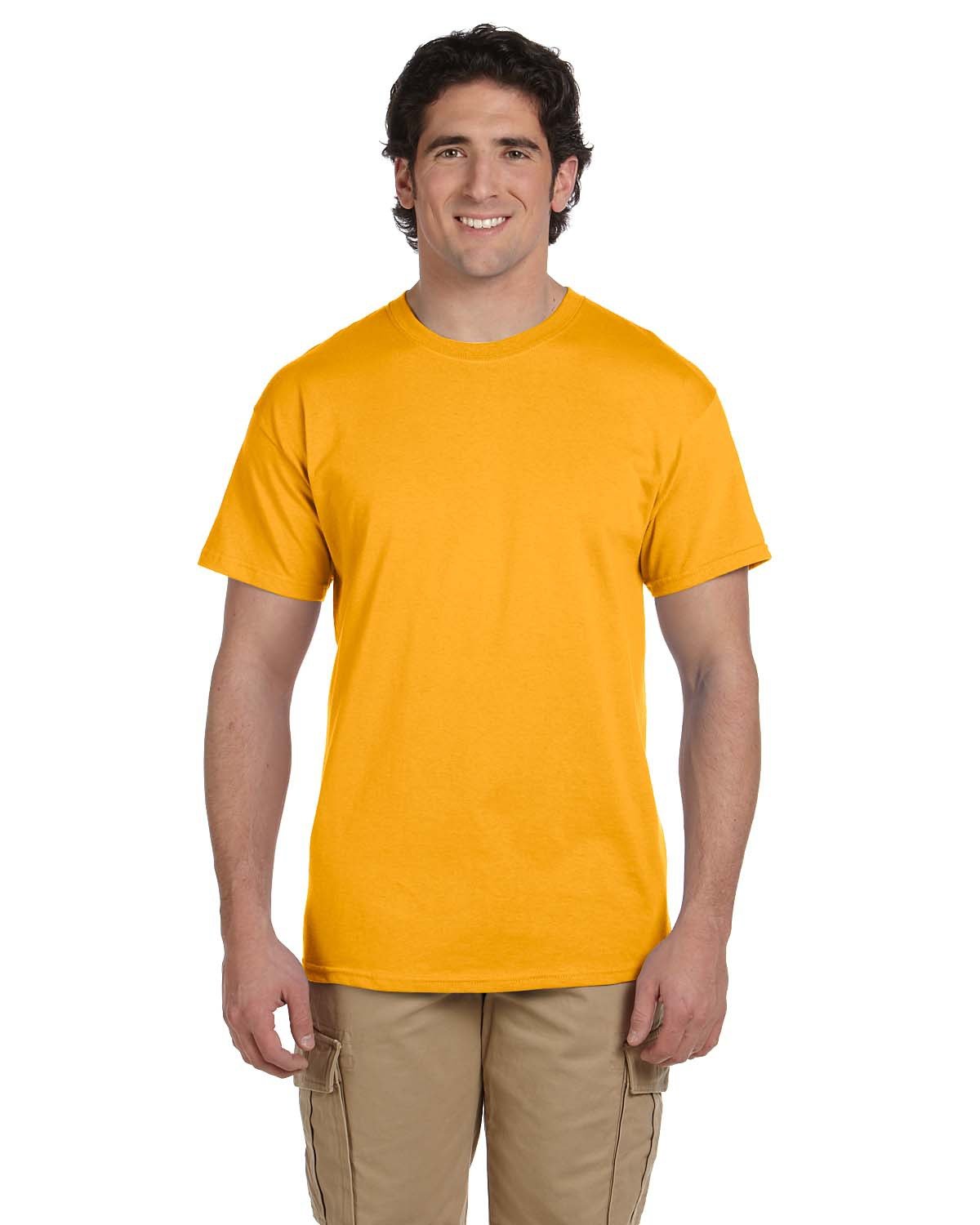 Fruit of the Loom Adult HD Cotton™ T-Shirt GOLD 