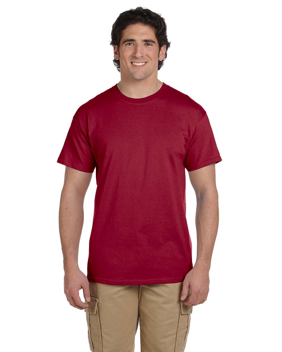 Fruit of the Loom Adult HD Cotton™ T-Shirt CARDINAL 