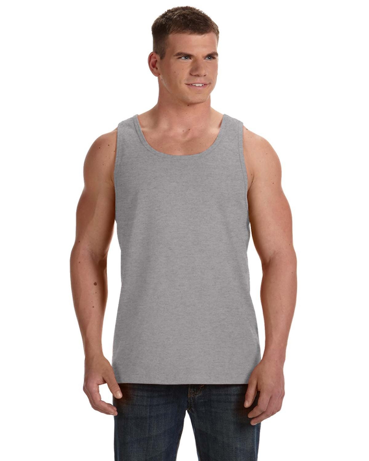 Fruit of the Loom Adult HD Cotton™ Tank ATHLETIC HEATHER 