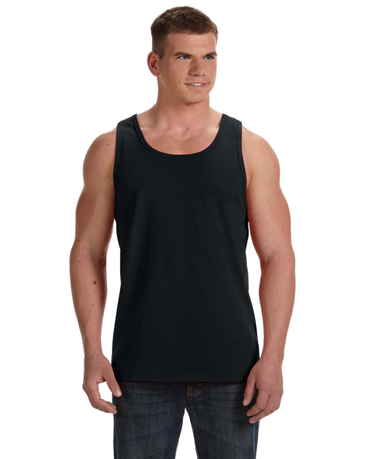 Fruit of the Loom Adult HD Cotton™ Tank BLACK 