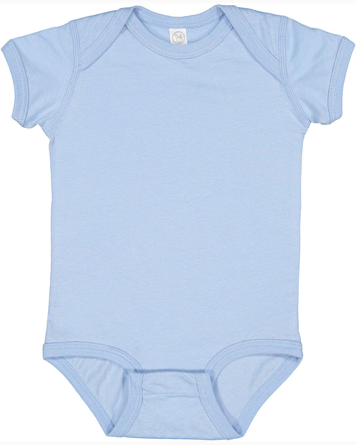 Rabbit Skins Infant Fine Jersey Bodysuit LIGHT BLUE 