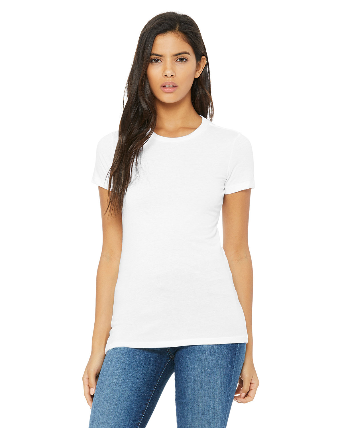 Bella + Canvas Ladies' The Favorite T-Shirt SOLID WHT BLEND 