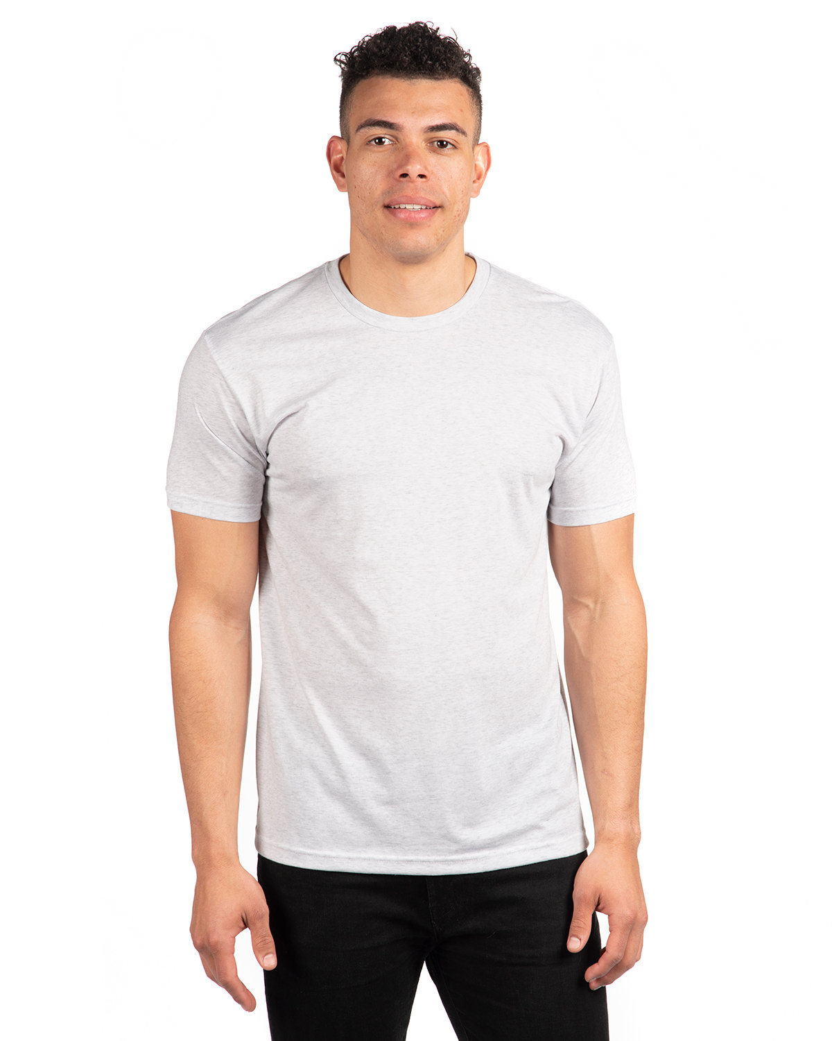 Next Level Unisex Triblend T-Shirt HEATHER WHITE 