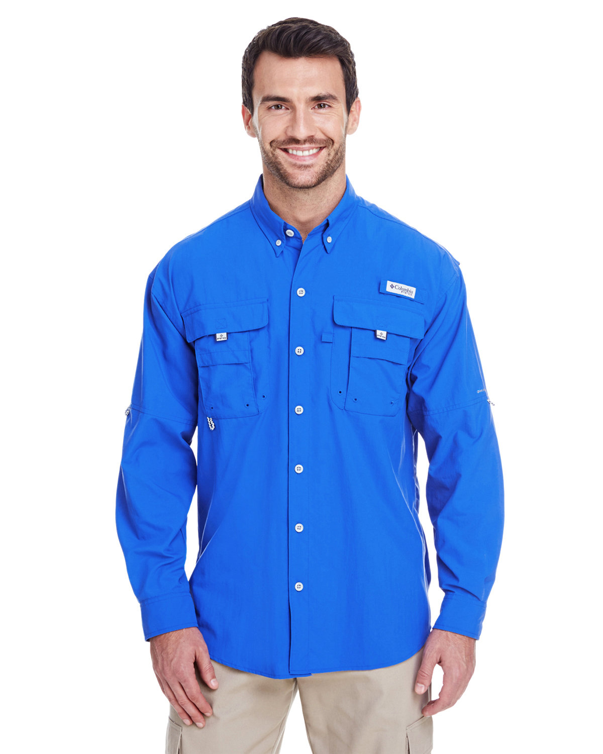 Columbia Men's Bahama™ II Long-Sleeve Shirt VIVID BLUE 