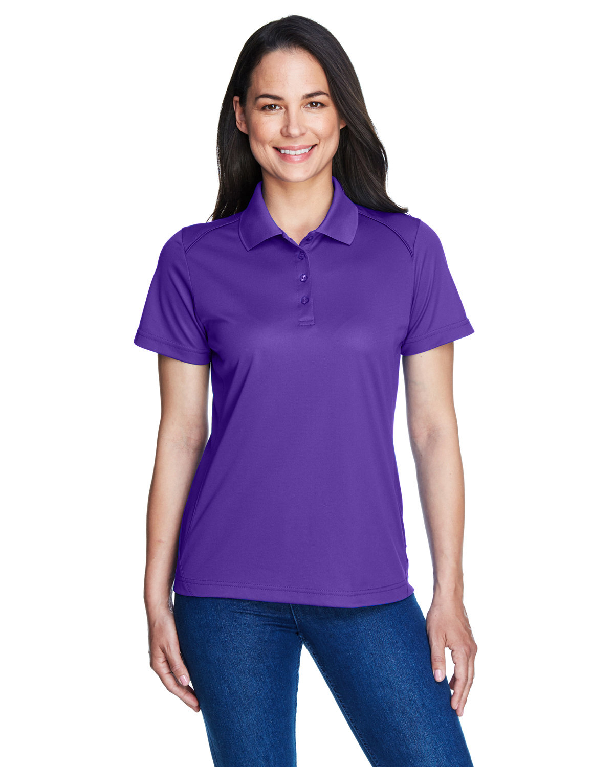Extreme Ladies' Eperformance™ Shield Snag Protection Short-Sleeve Polo CAMPUS PURPLE 