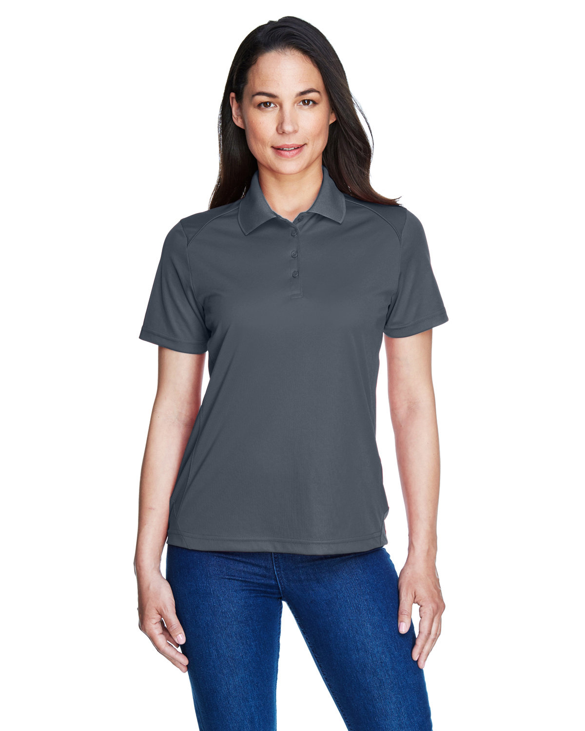 Extreme Ladies' Eperformance™ Shield Snag Protection Short-Sleeve Polo CARBON 
