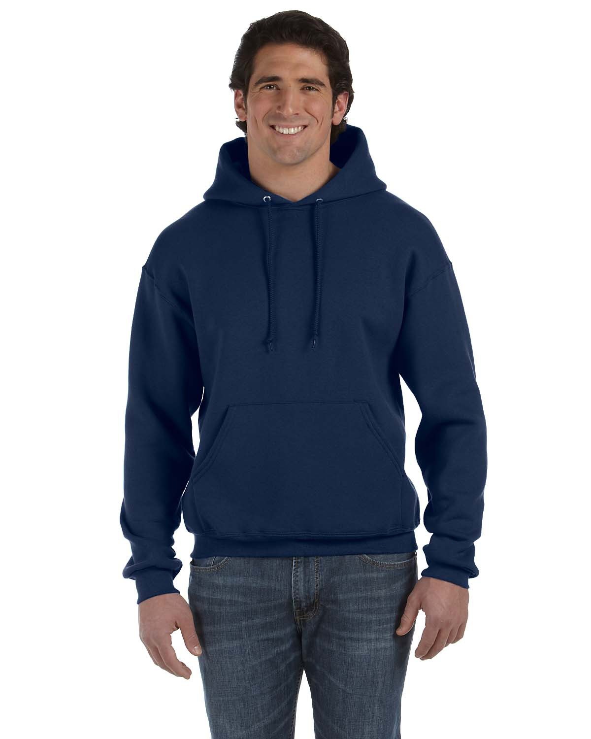 Fruit of the Loom Adult Supercotton™ Pullover Hooded Sweatshirt J NAVY 