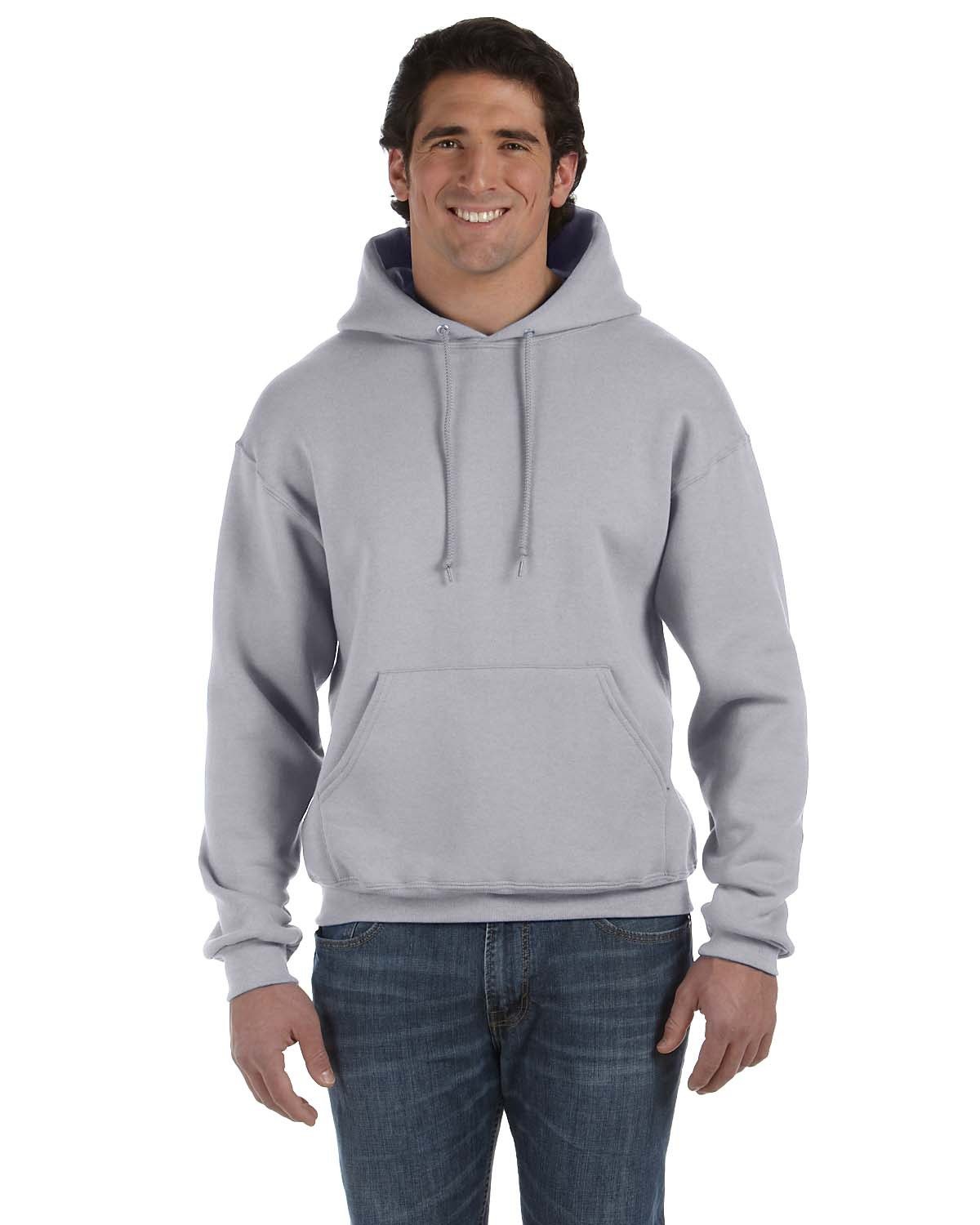 Fruit of the Loom Adult Supercotton™ Pullover Hooded Sweatshirt ATHLETIC HEATHER 