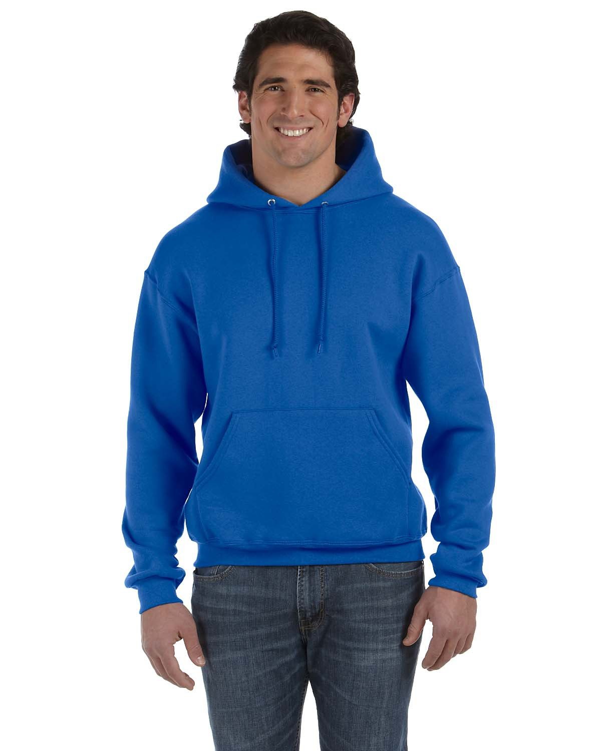 Fruit of the Loom Adult Supercotton™ Pullover Hooded Sweatshirt ROYAL 