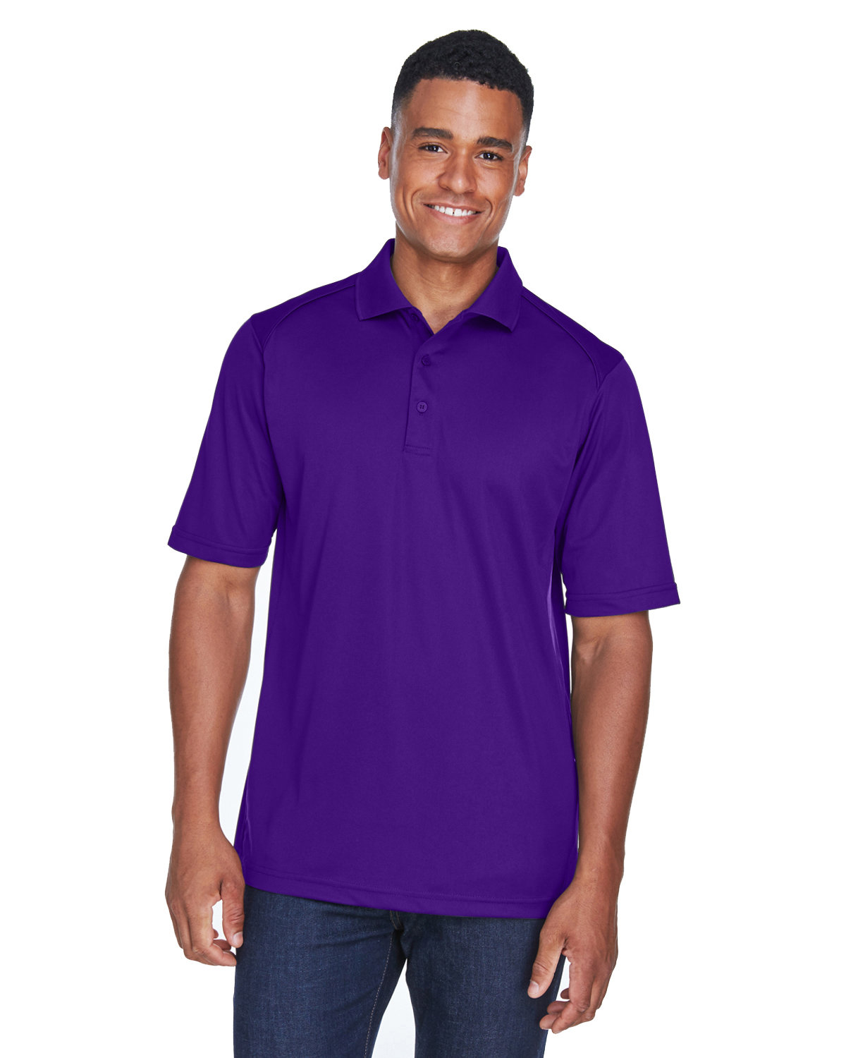 Extreme Men's Eperformance™ Shield Snag Protection Short-Sleeve Polo CAMPUS PURPLE 