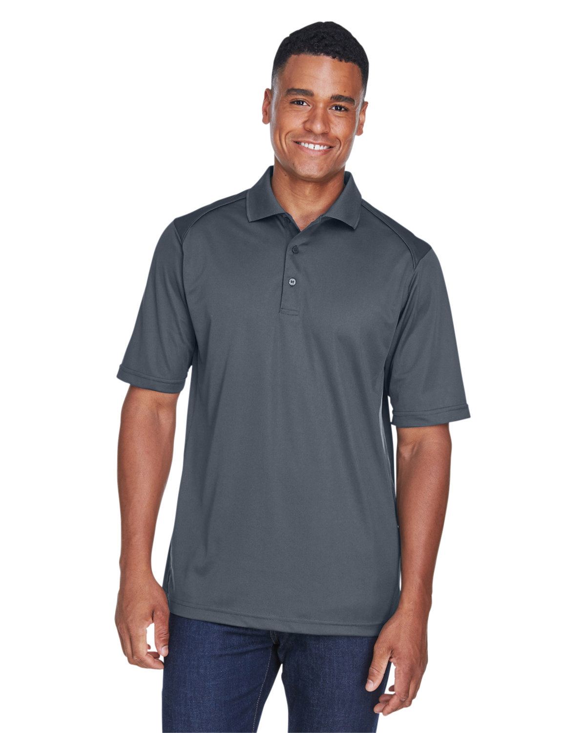 Extreme Men's Eperformance™ Shield Snag Protection Short-Sleeve Polo CARBON 