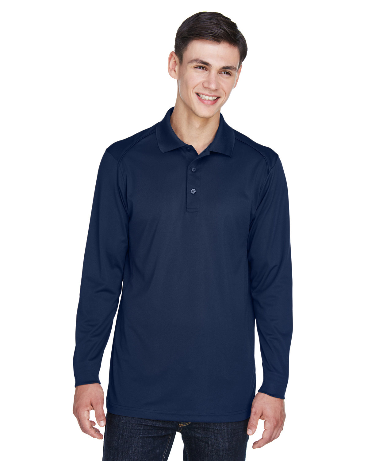 Extreme Men's Eperformance™ Snag Protection Long-Sleeve Polo CLASSIC NAVY 