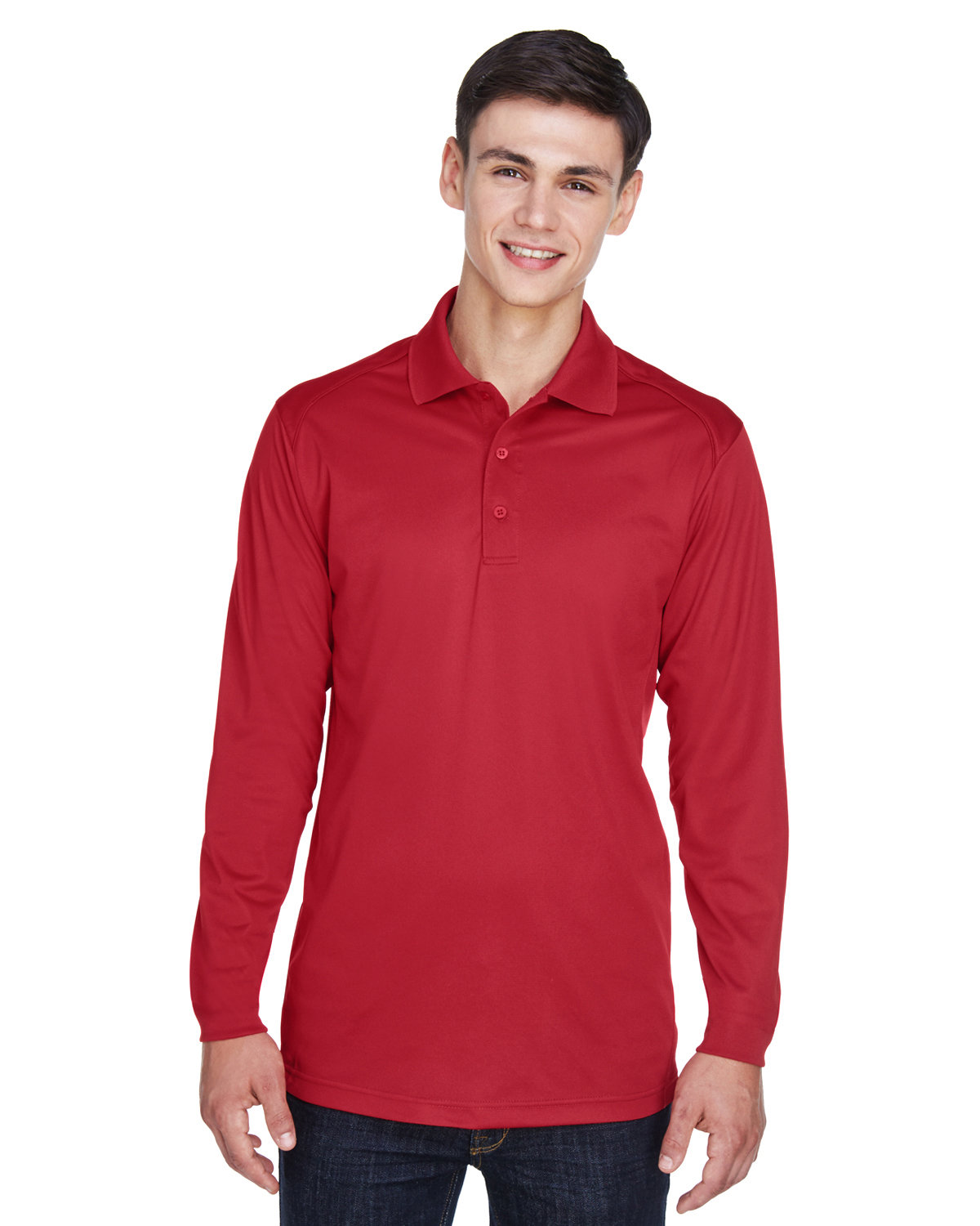 Extreme Men's Eperformance™ Snag Protection Long-Sleeve Polo CLASSIC RED 
