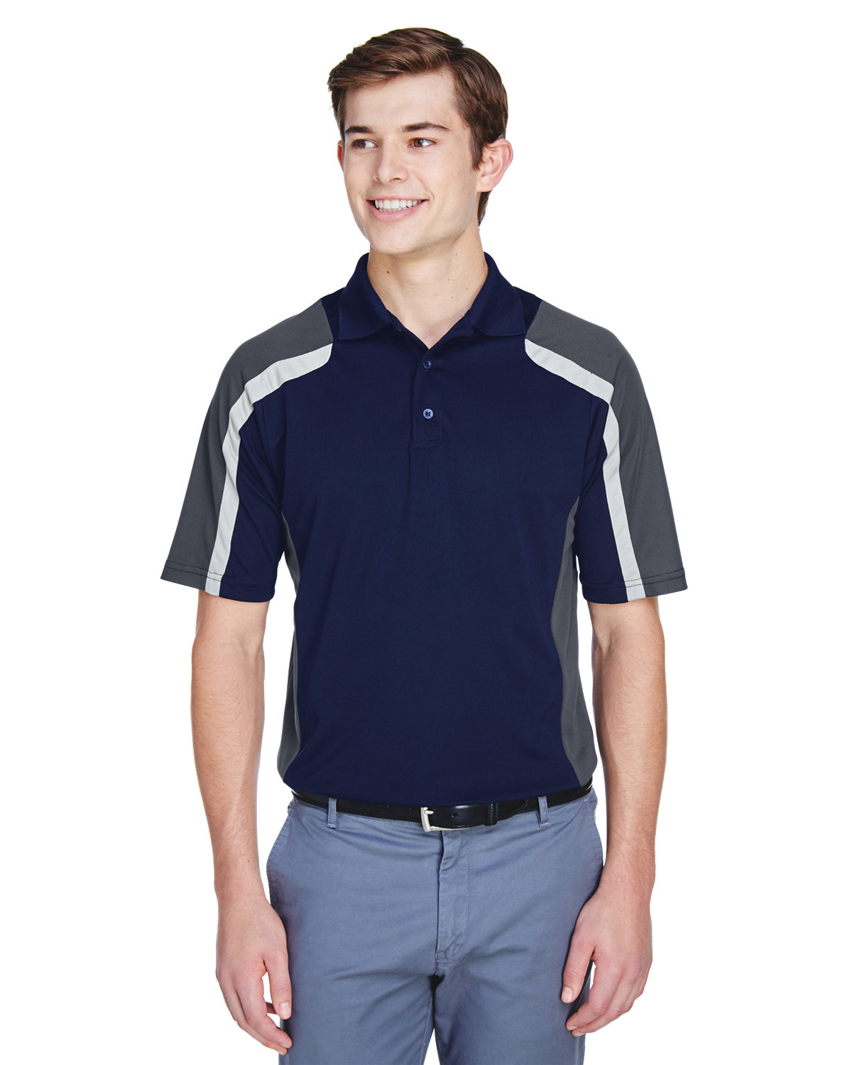 Extreme Men's Eperformance™ Strike Colorblock Snag Protection Polo CLASSIC NAVY 