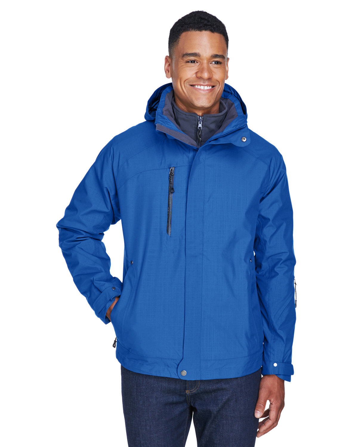 North End Men's Caprice 3-in-1 Jacket with Soft Shell Liner NAUTICAL BLUE 