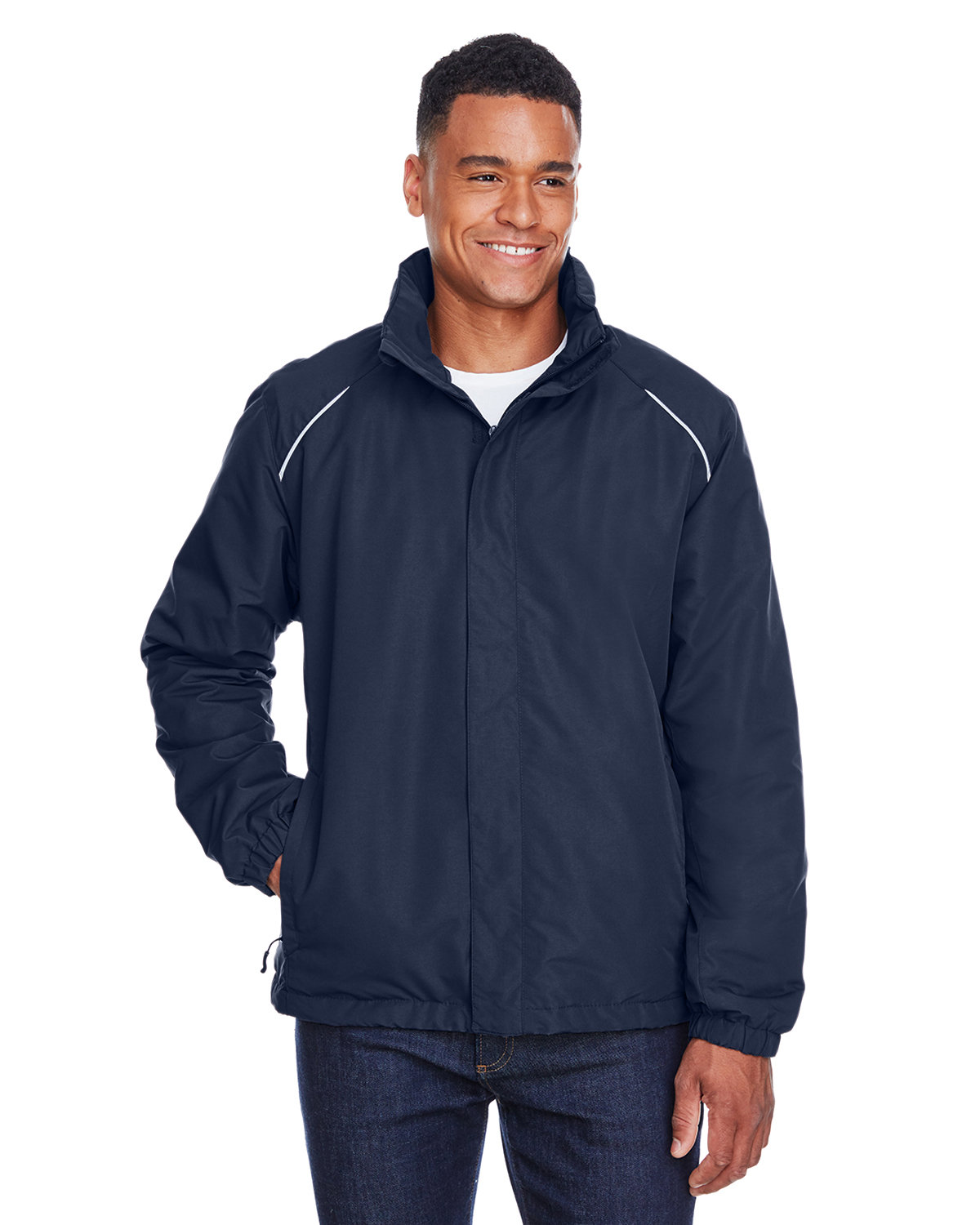 Core 365 Men's Profile Fleece-Lined All-Season Jacket CLASSIC NAVY 