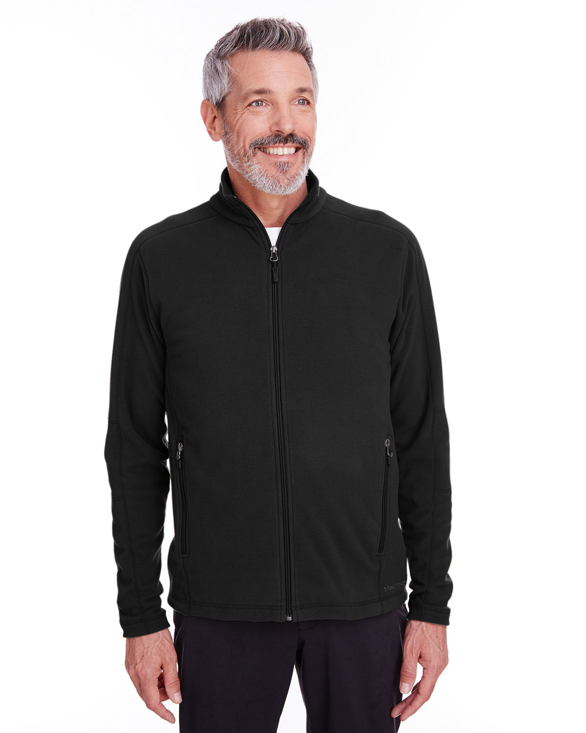Marmot Men's Rocklin Fleece Full-Zip Jacket BLACK 