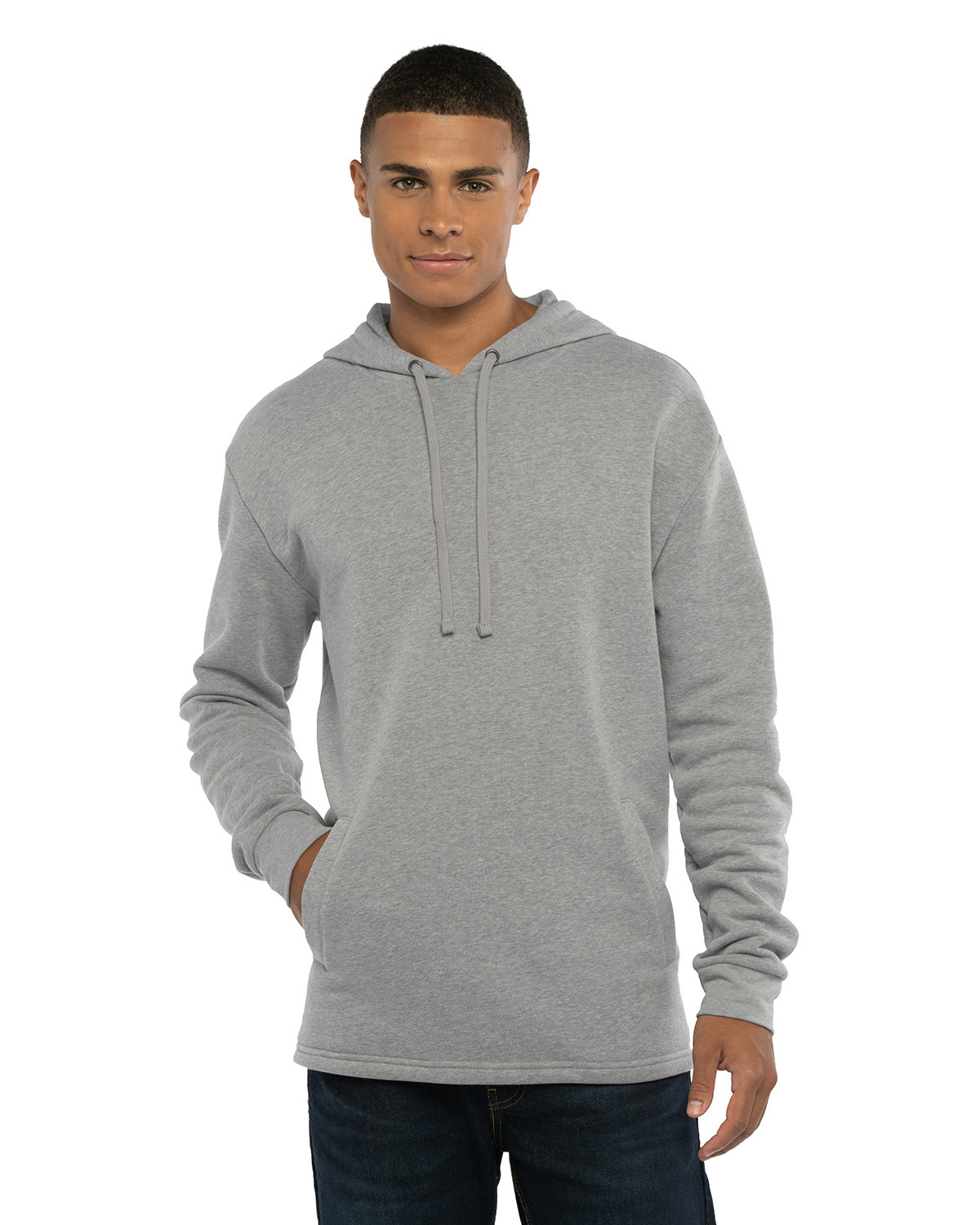 Next Level Adult PCH Pullover Hoodie HEATHER GRAY 