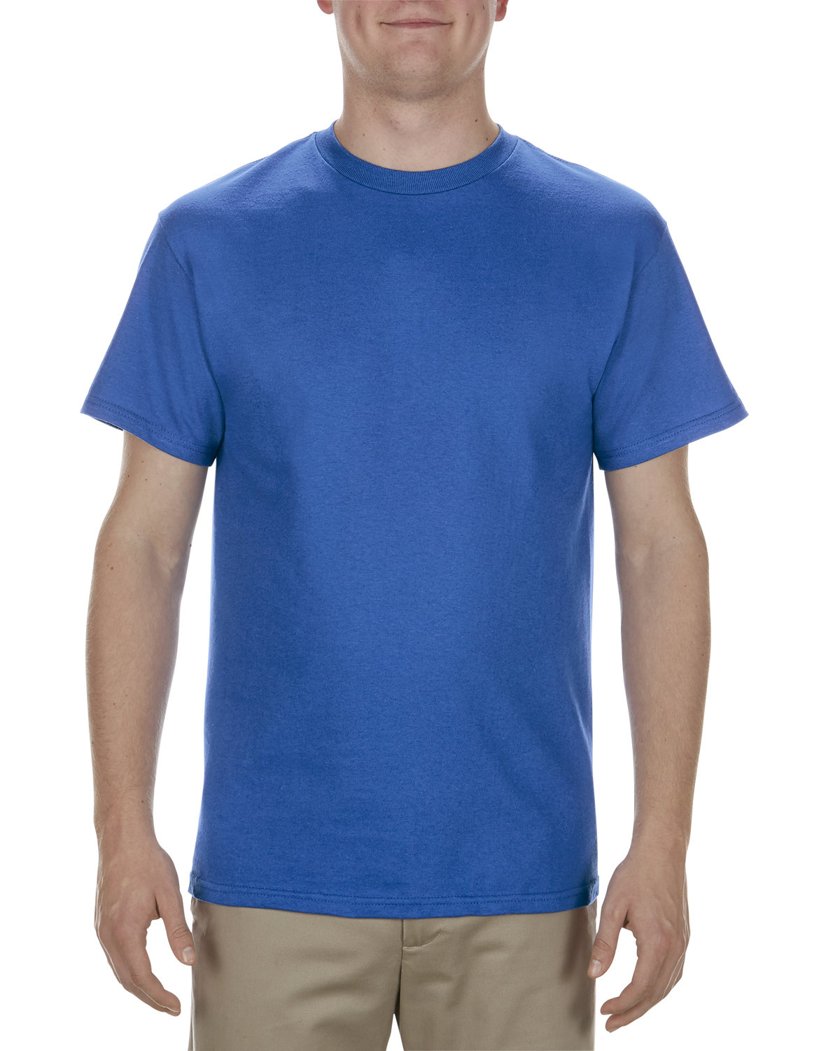 Alstyle Adult 5.1 oz., 100% Soft Spun Cotton T-Shirt ROYAL 