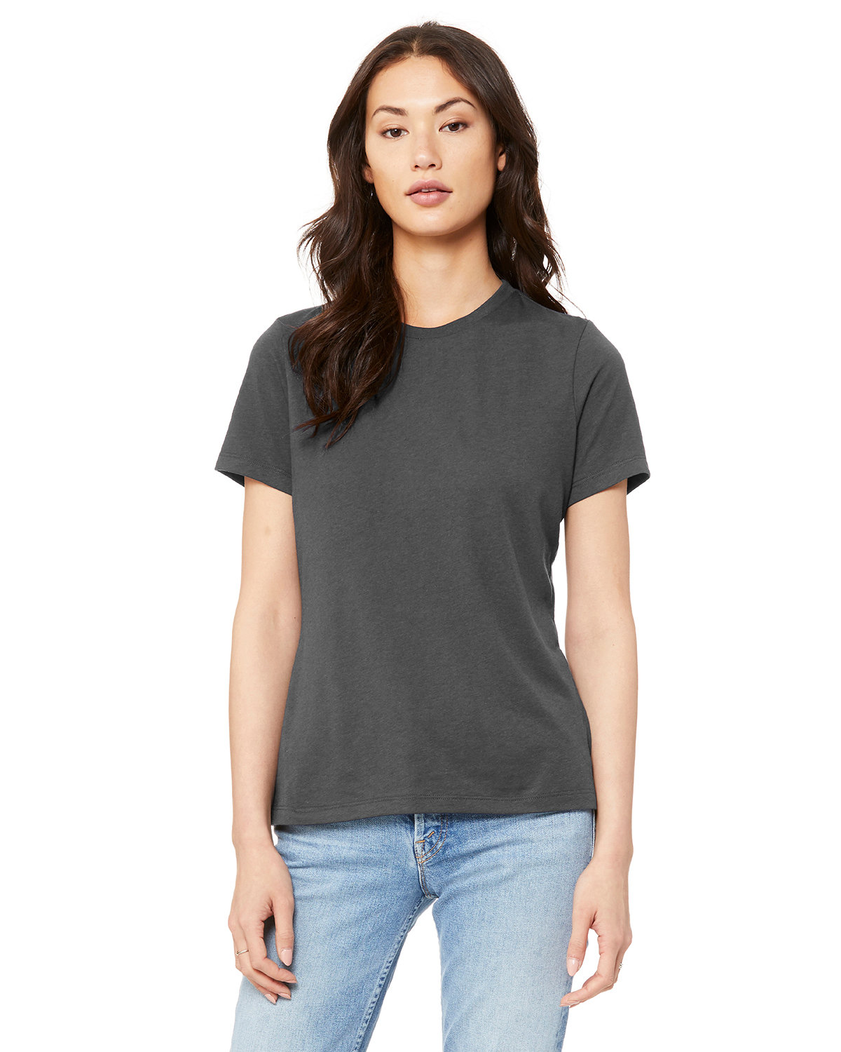 Bella + Canvas Ladies' Relaxed Jersey Short-Sleeve T-Shirt ASPHALT 