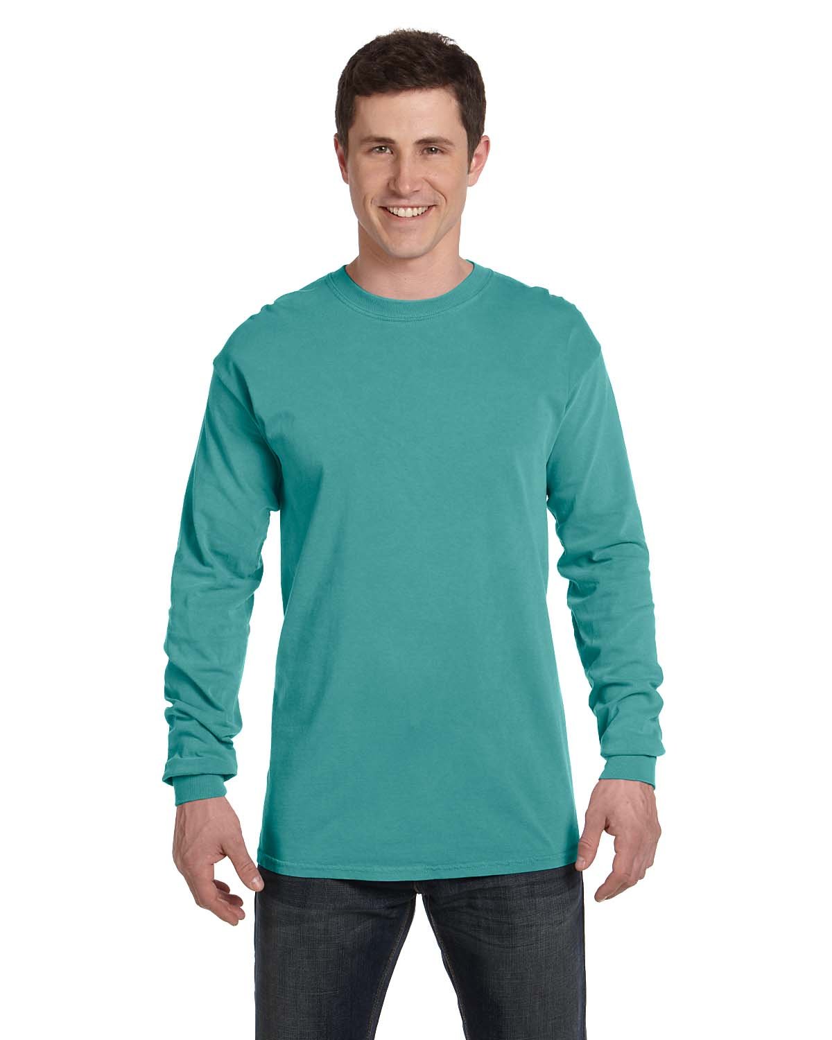 Comfort Colors Adult Heavyweight Long-Sleeve T-Shirt SEAFOAM 
